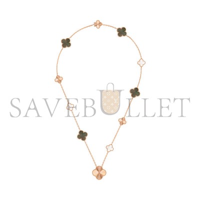 VAN CLEEF ARPELS MAGIC ALHAMBRA TRANSFORMABLE LONG NECKLACE, 15 MOTIFS VCARPGV200 VAN CLEEF ARPELS MAGIC ALHAMBRA TRANSFORMABLE LONG NECKLACE, 15 MOTIFS VCARPGV200